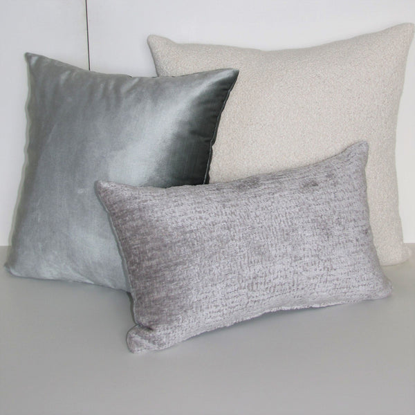 Made to order Ice blue velvet cushion cover
