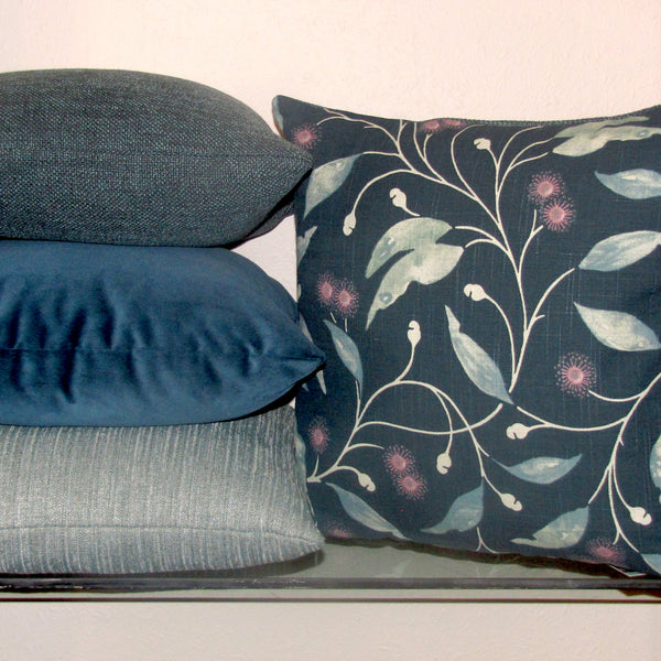 Hepburn cushion cover, teal