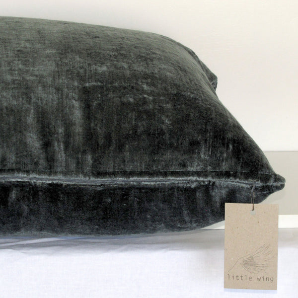 Bespoke Atlantic luxury Italian velvet cushion cover