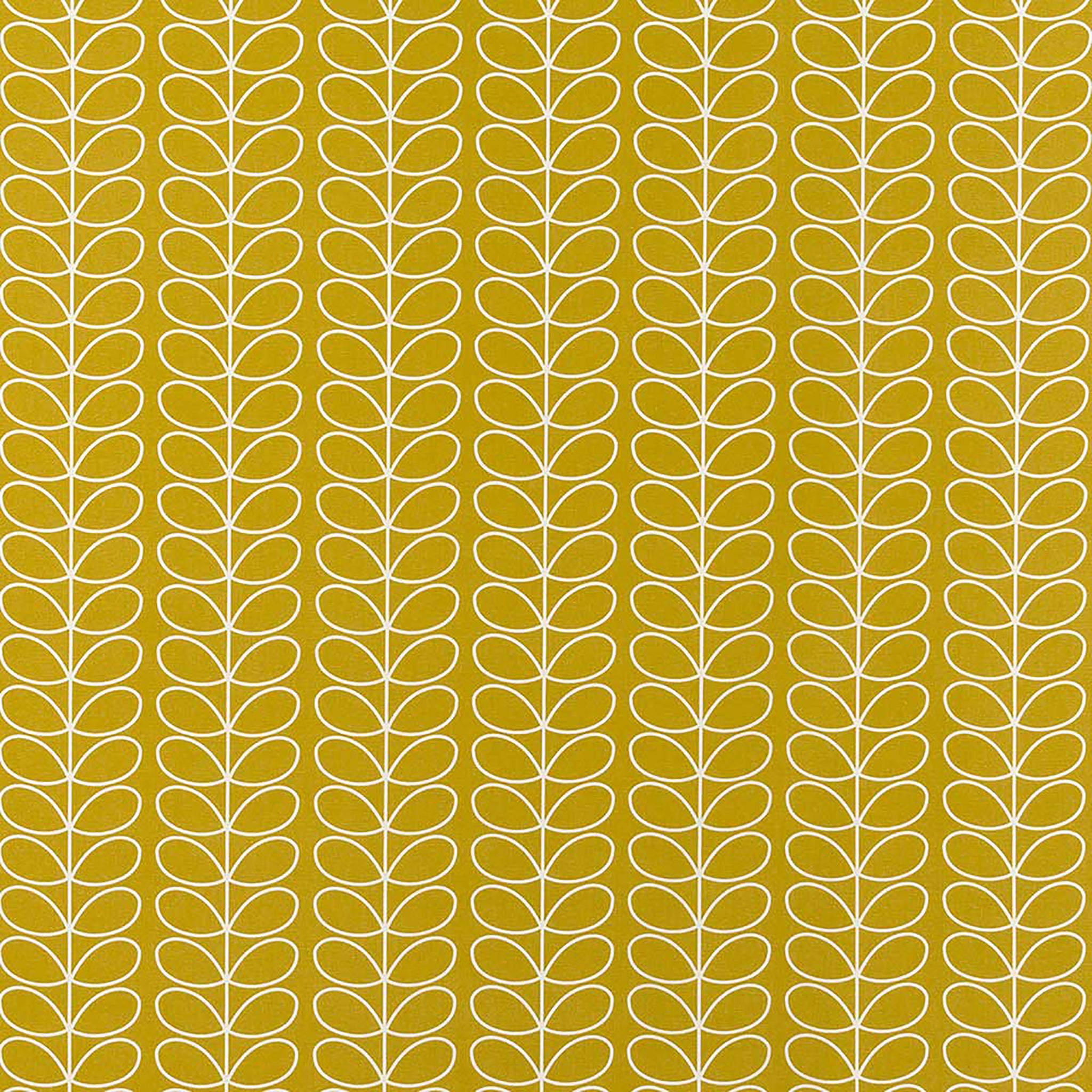 Linear Stem, Dandelion. Fabric by Orla Kiely