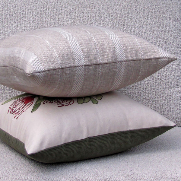 Brixham Chai striped cushion cover