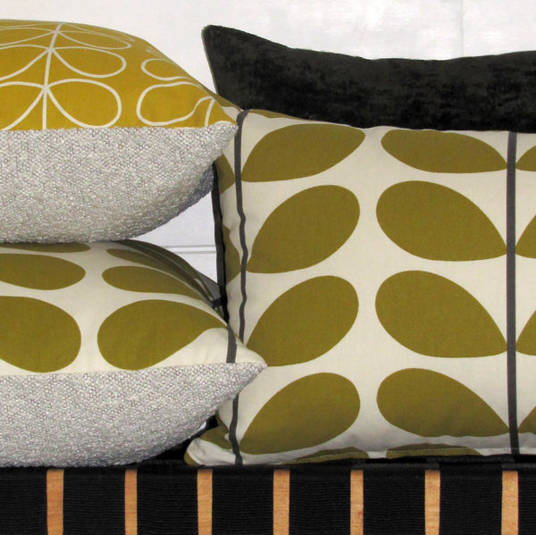 made to order Orla Kiely Olive Stem cushion cover