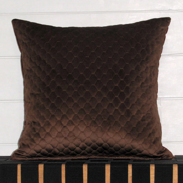 made to order Celino Bronze quilted cushion cover