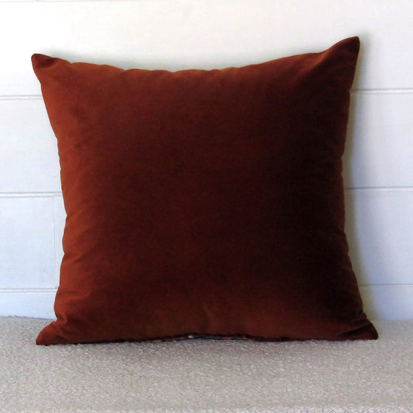 made to order Aspen Maple velvet cushion cover