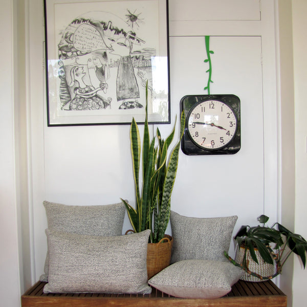 Entwine Volcanic boucle cushion cover