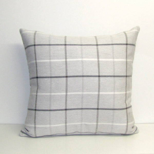 made to order Carrick check cushion cover