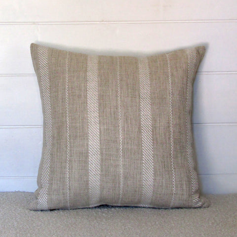 Brixham Chai striped cushion cover
