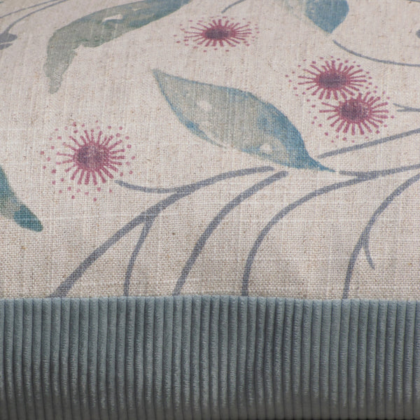 Hepburn cushion cover, eucalyptus