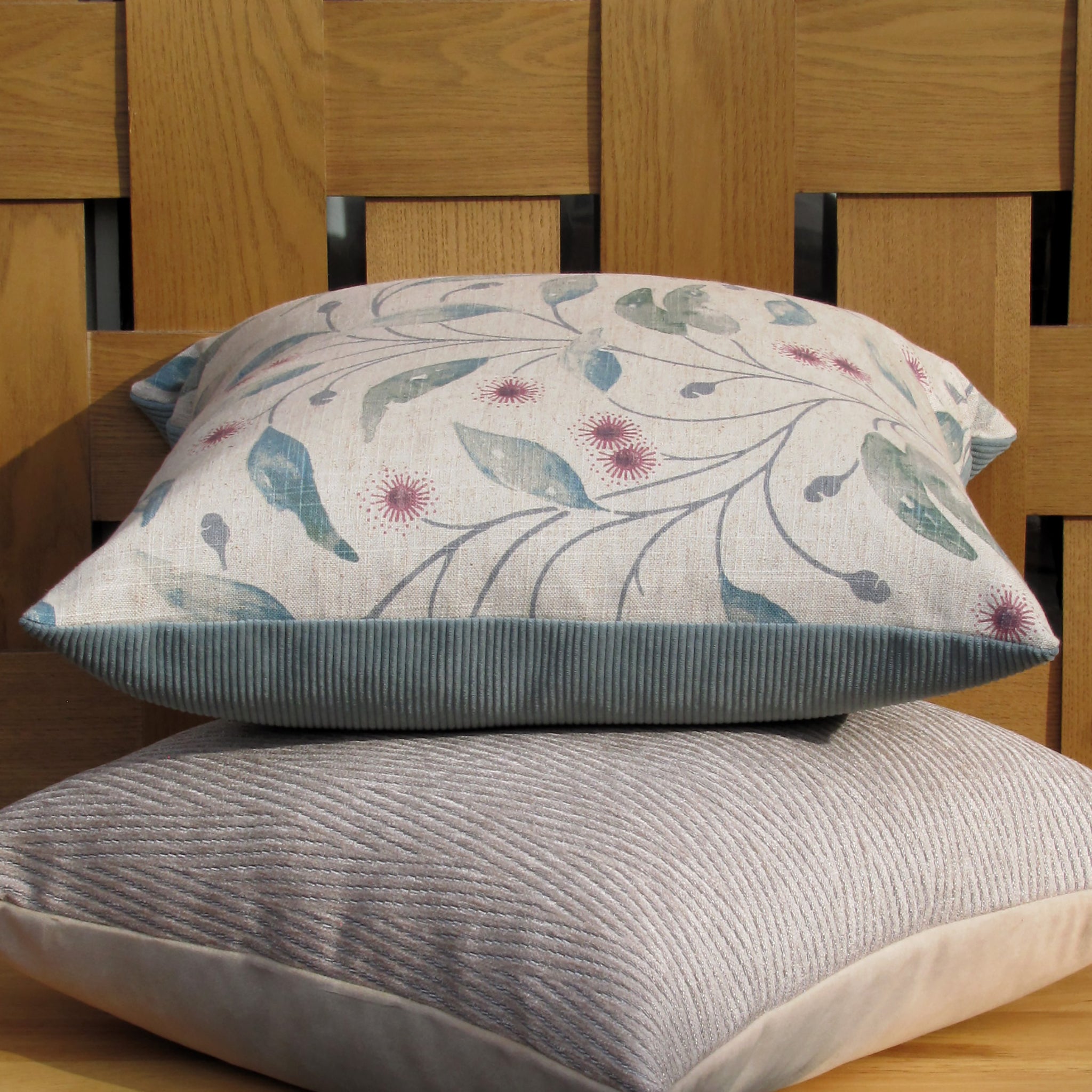 Made to order Hepburn cushion cover, eucalyptus