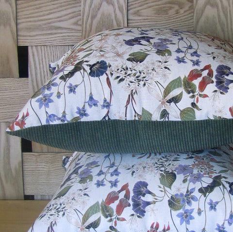 made to wildflowers cream cushion cover