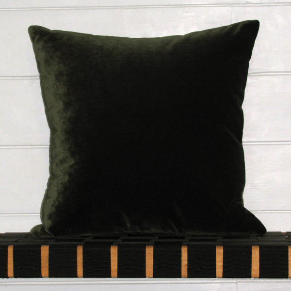 Celino Olive quilted cushion cover