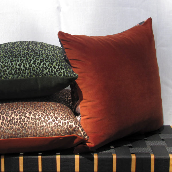 Aspen Maple velvet cushion cover