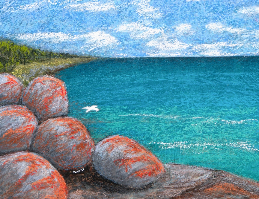Bay of Fires greeting card