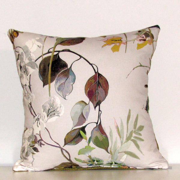Agatha cushion cover, rose quartz with linen reverse