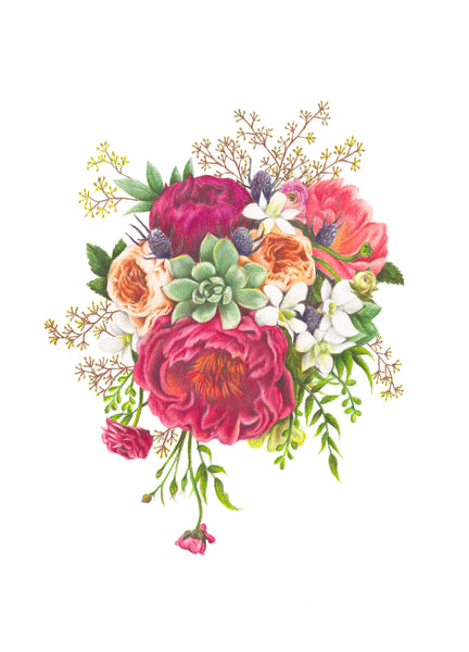 Floral Frenzy greeting card