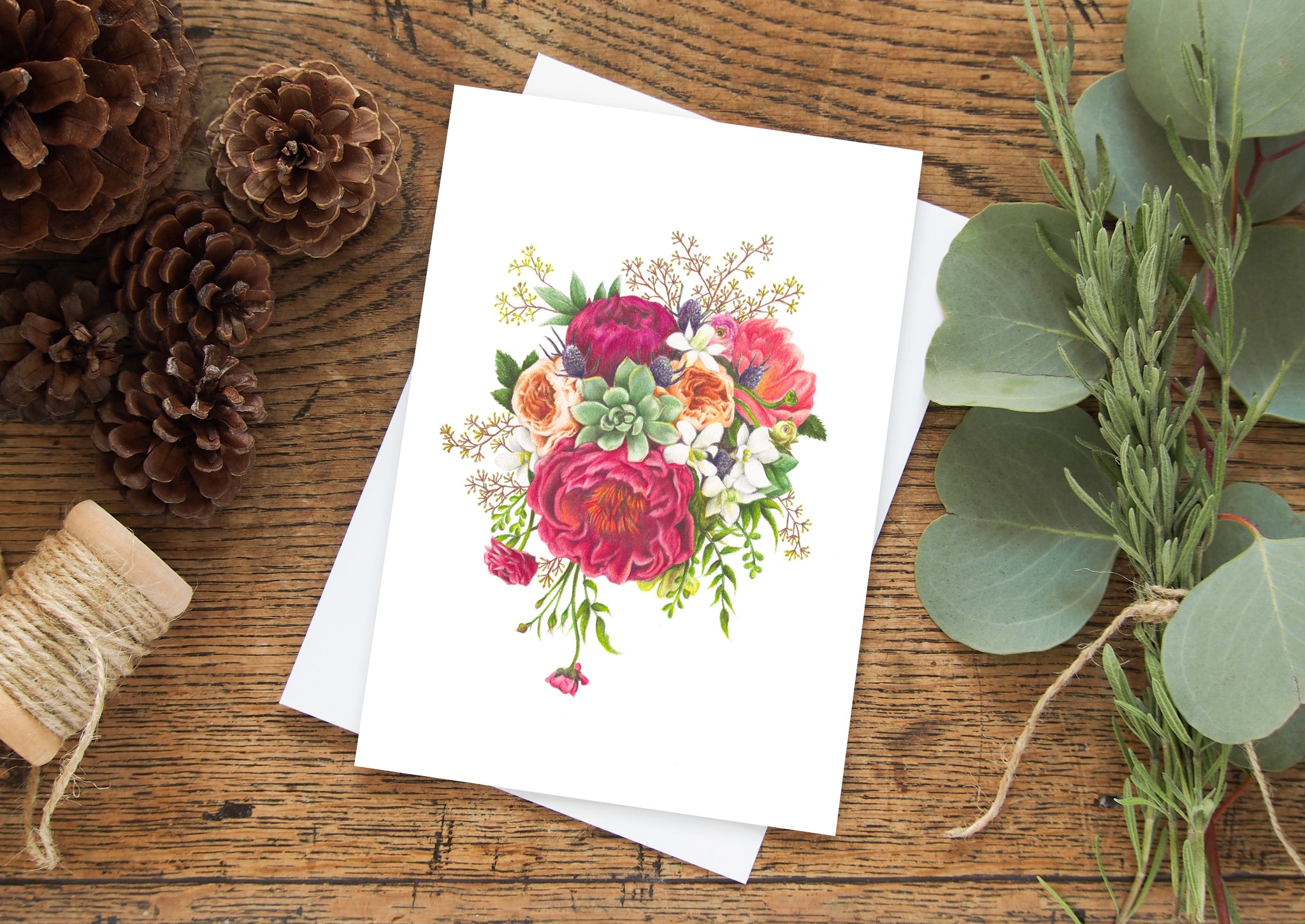 Floral Frenzy greeting card