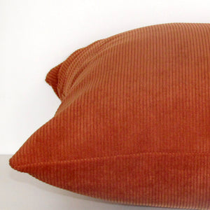 hazelnut corduroy cushion cover