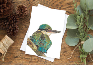 Kingfisher greeting card