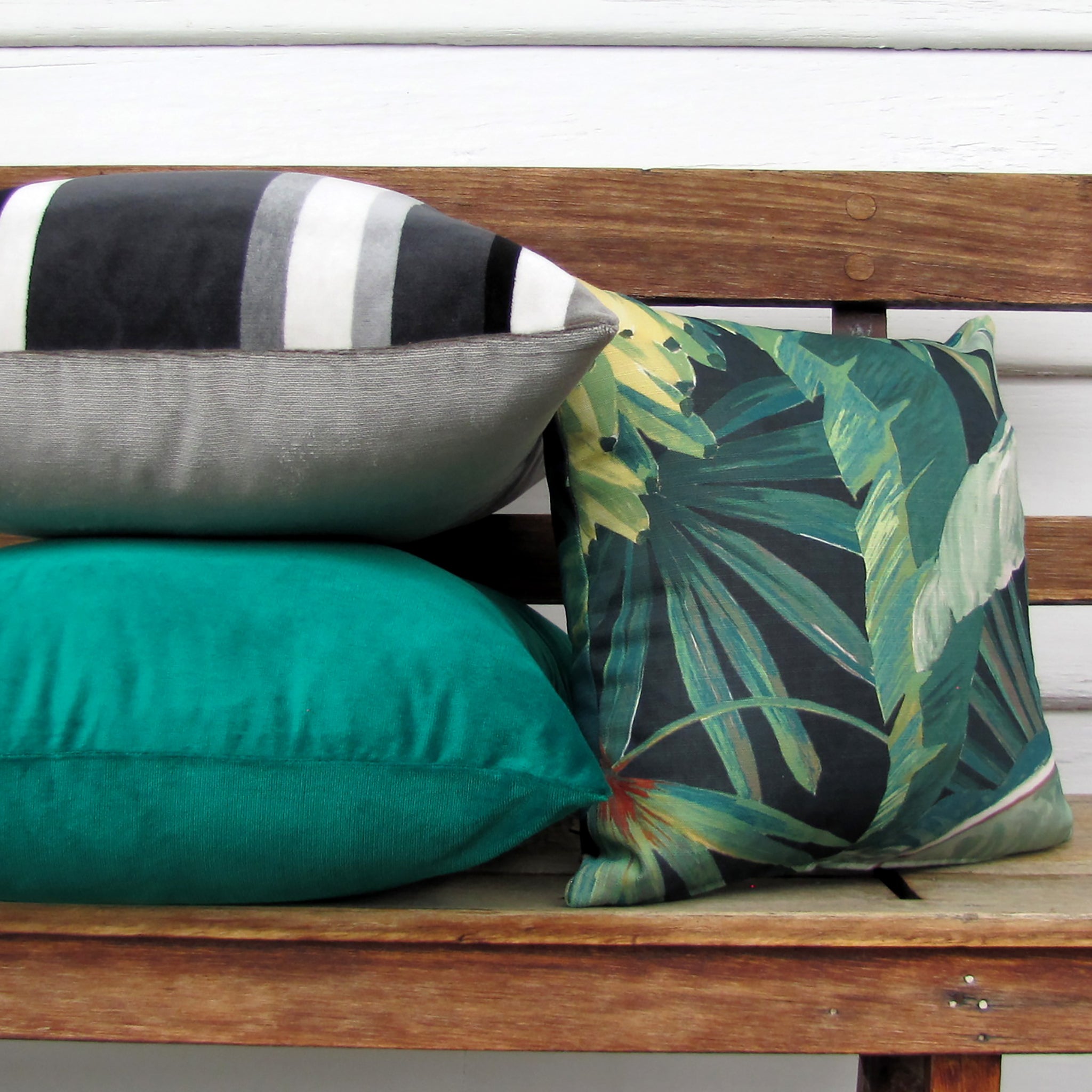 made to order Midnight Tropicalia, indoor/outdoor cushion cover