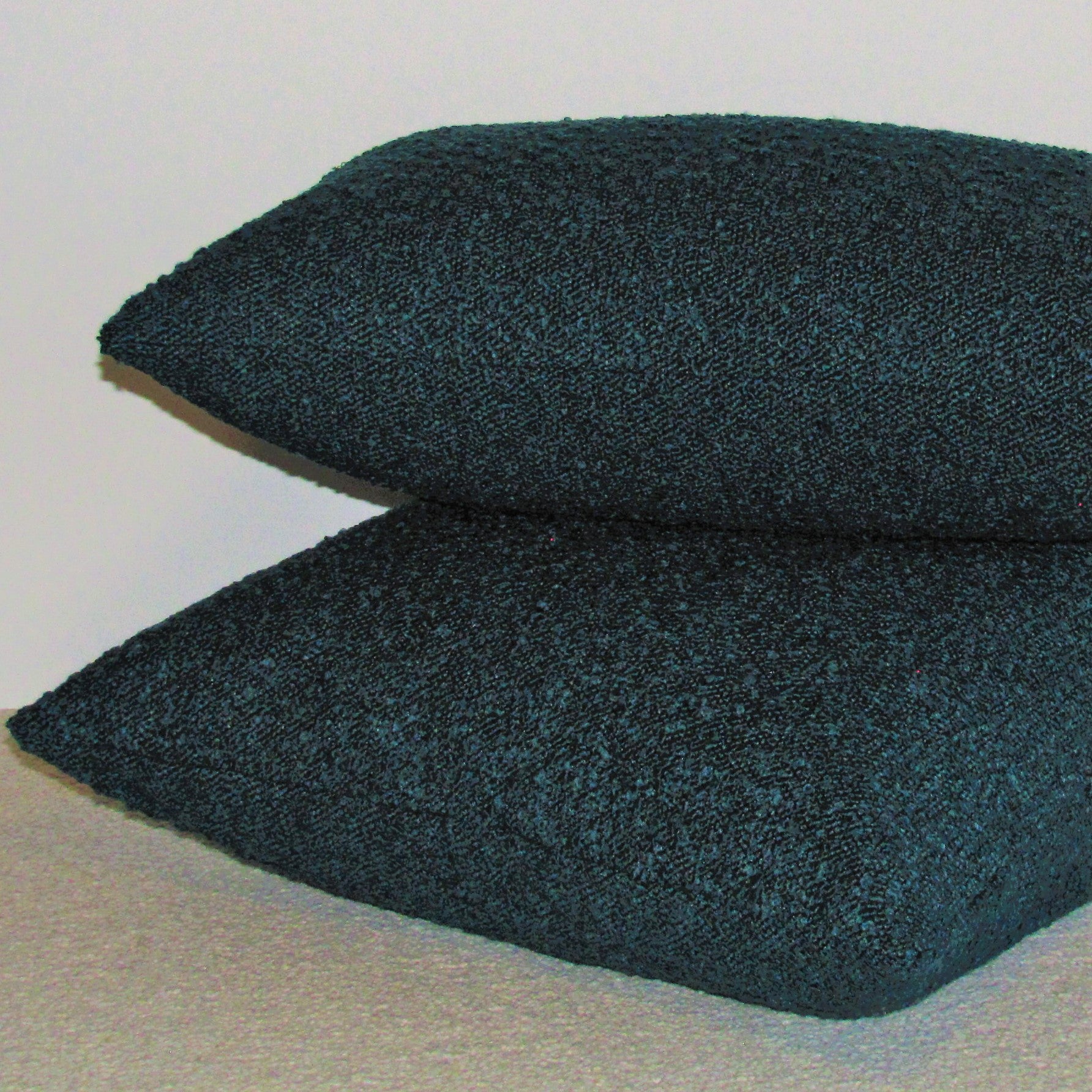 made to order Ovis Spruce boucle cushion cover