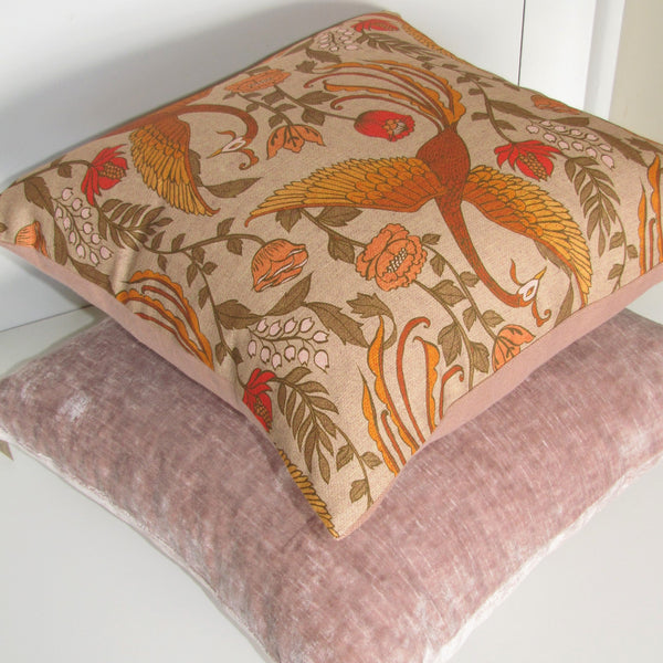 Phoenix linen cushion cover