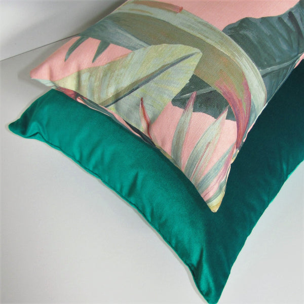 Coral Tropicalia, indoor/outdoor cushion cover