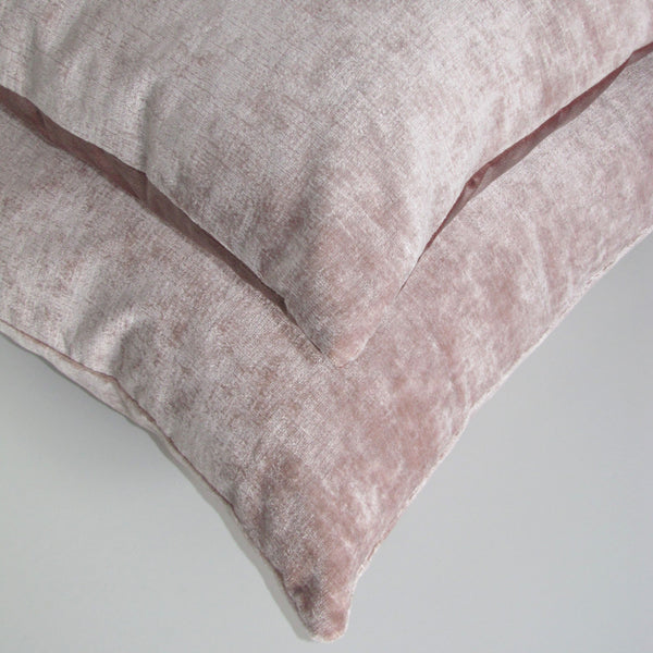 Made to order Bespoke Blush luxury Italian velvet cushion cover