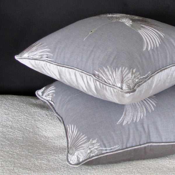 Made to order Demoiselle Embroidered Luxury Cushion Cover