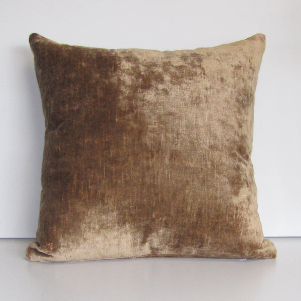 Made to order Bespoke Gilt gold luxury Italian velvet cushion cover