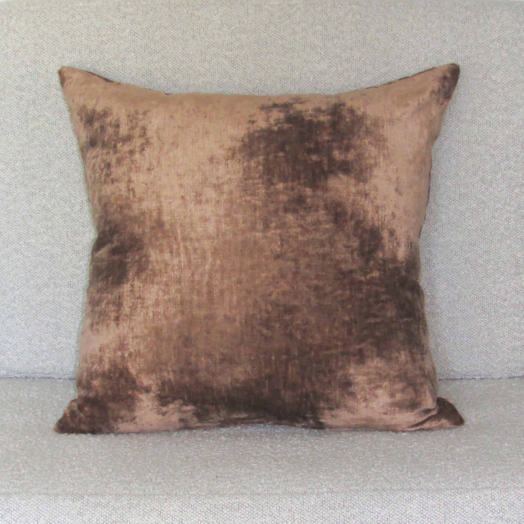 Bespoke Copper luxury Italian velvet cushion cover
