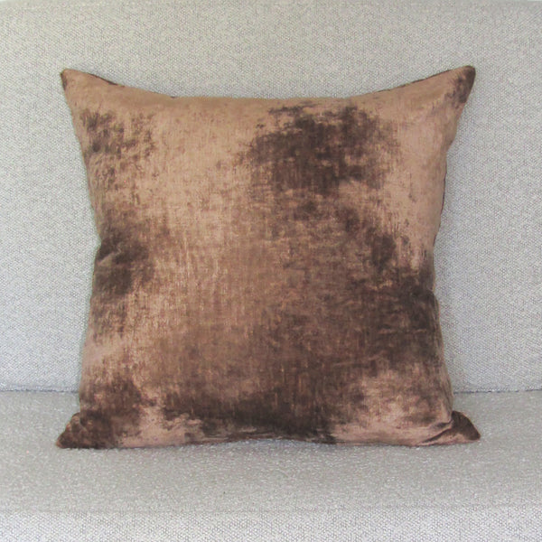 Made to order Bespoke Copper luxury Italian velvet cushion cover