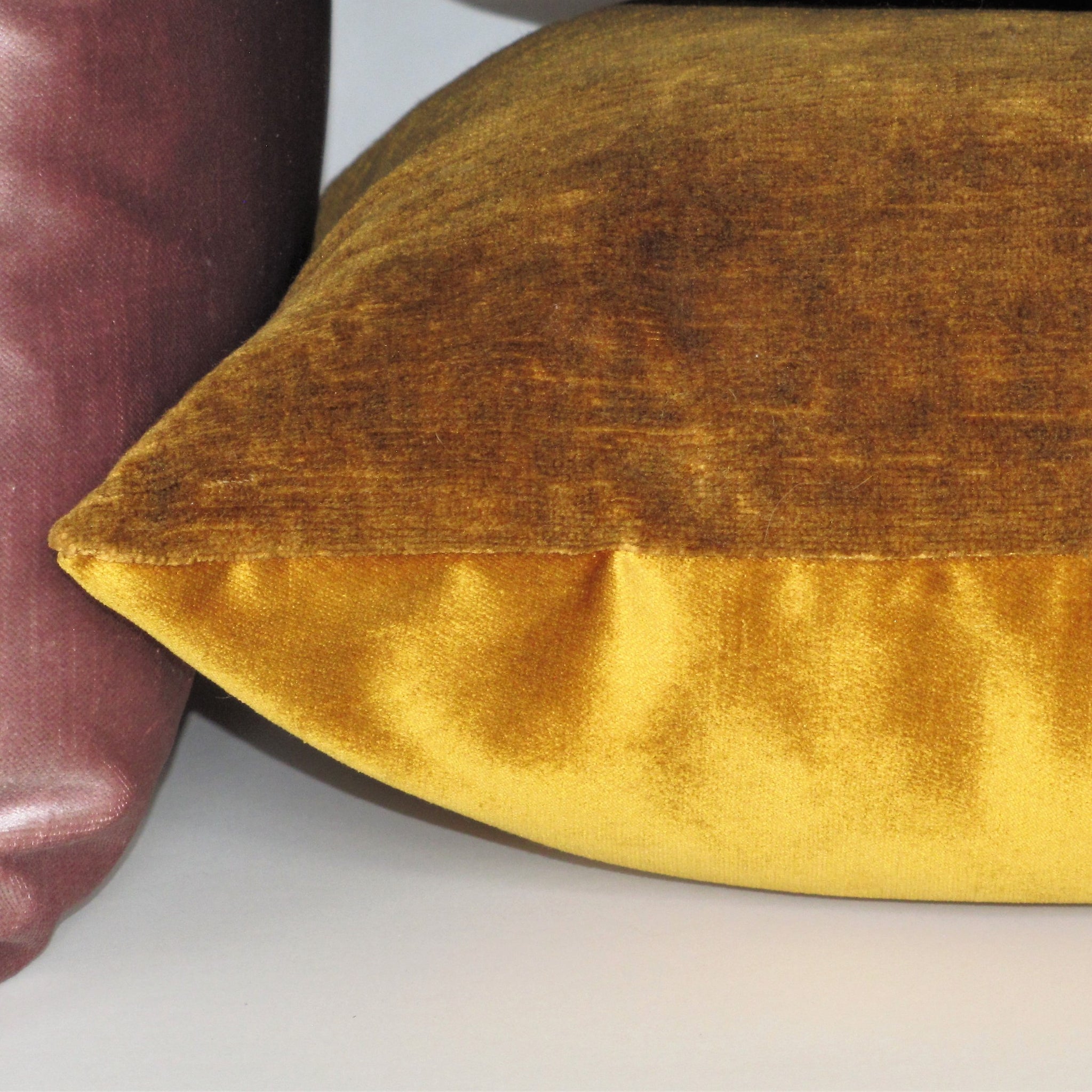 made to order Duo velvet Topaz Toddy cushion cover