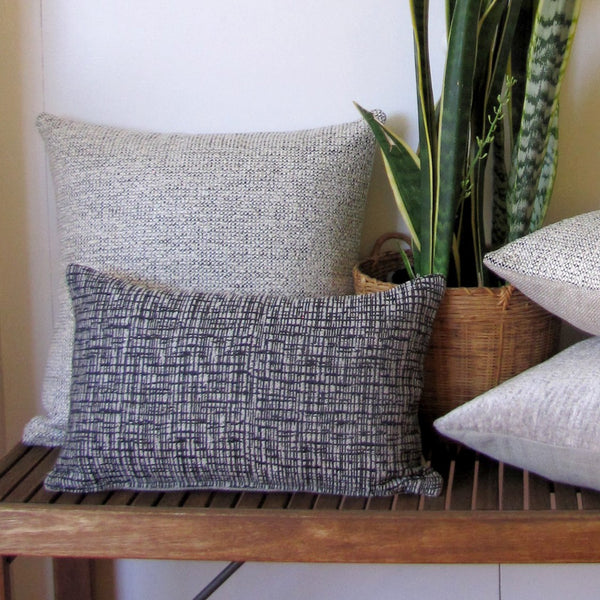 Limit linen and wool cushion cover,