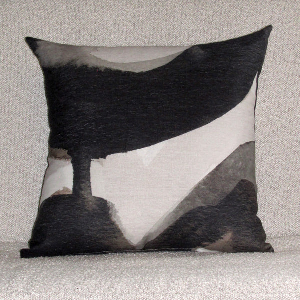 Abstraction linen cushion cover