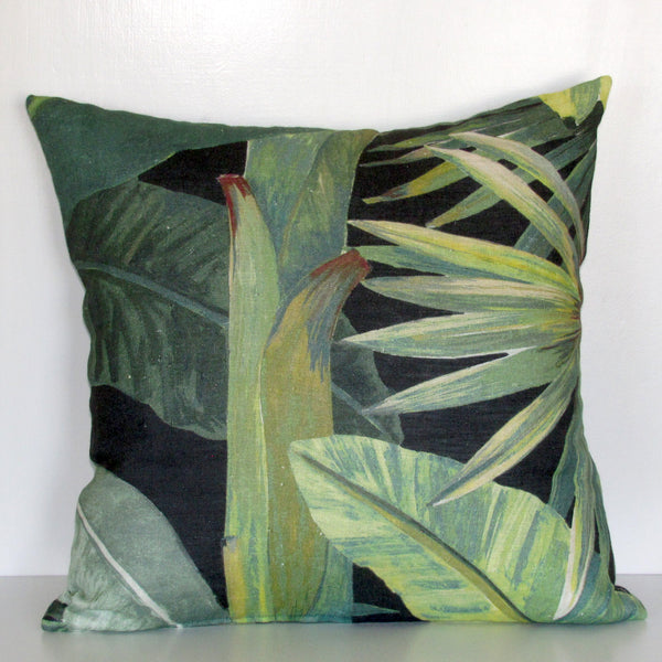 Made to order La Palma cushion cover, midnight colours