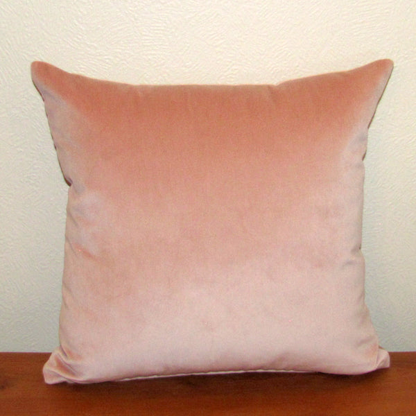 Made to order rosewater pink velvet cushion cover