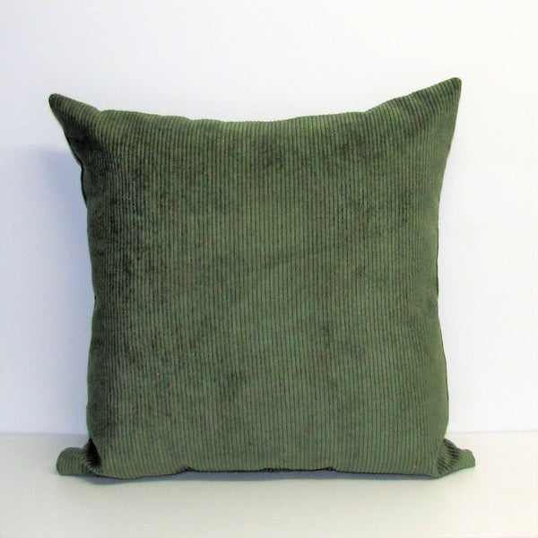 made to order Olive corduroy cushion cover