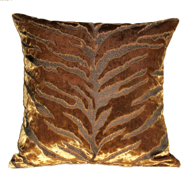 Bengal Tiger Gold Cushion Cover