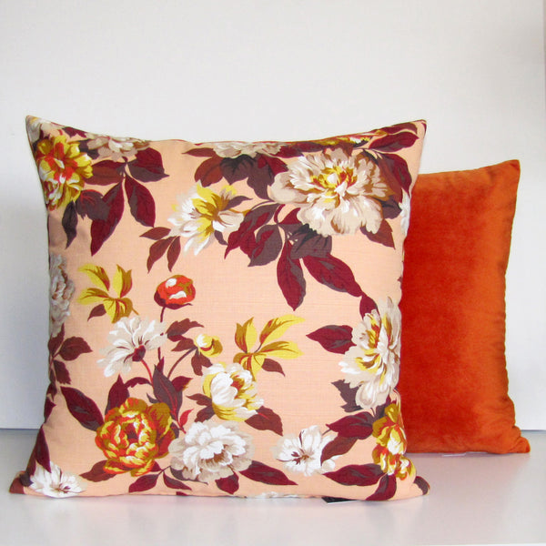 Anna vintage style floral cushion cover