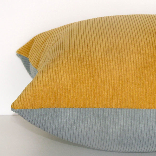 two-tone corduroy cushion covers