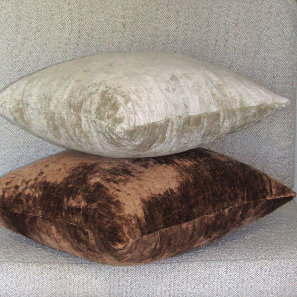 Bespoke Macaroon luxury Italian velvet cushion cover