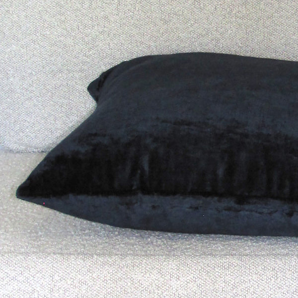 Bespoke Midnight luxury Italian velvet cushion cover