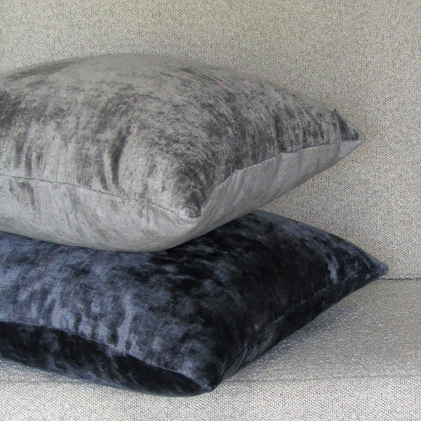 Bespoke Mist luxury Italian velvet cushion cover