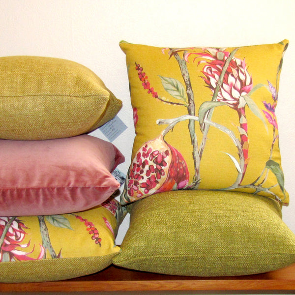 Orchard linen cushion cover
