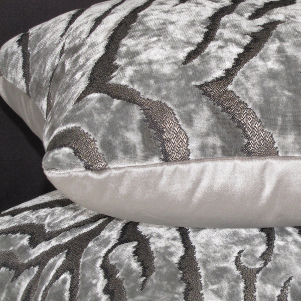 Made to order Bengal Tiger Silver Cushion Cover