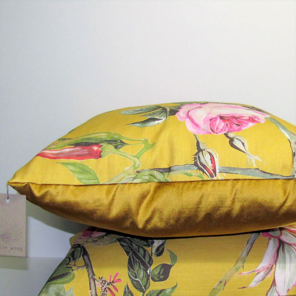 Made to order Orchard Mustard cushion cover