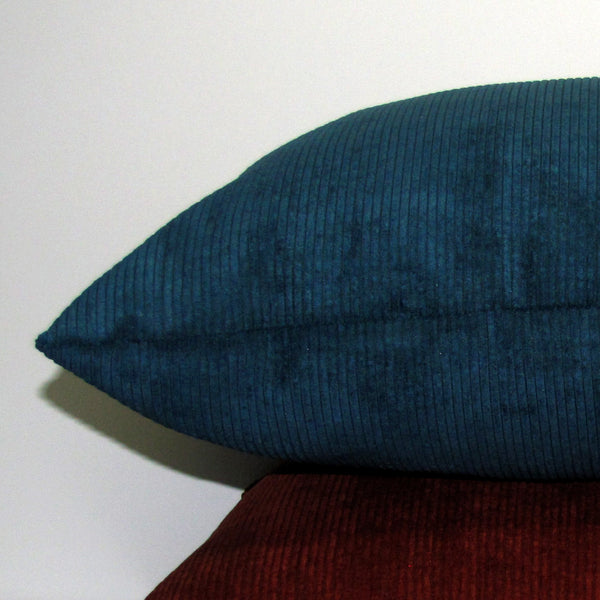 custom order for Janine, Aspen Teal corduroy cushion covers