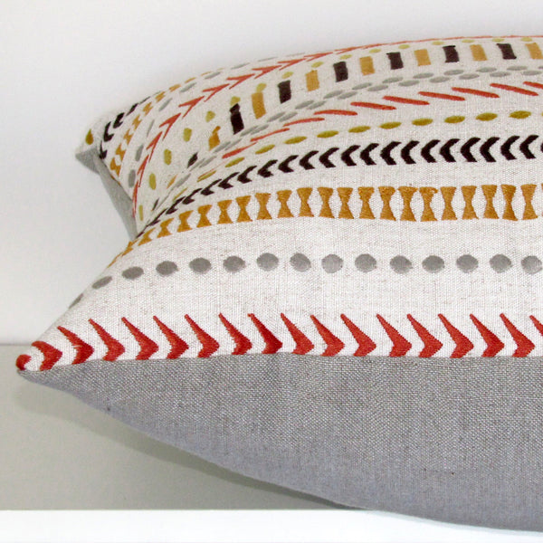 made to order Revival embroidered cushion cover