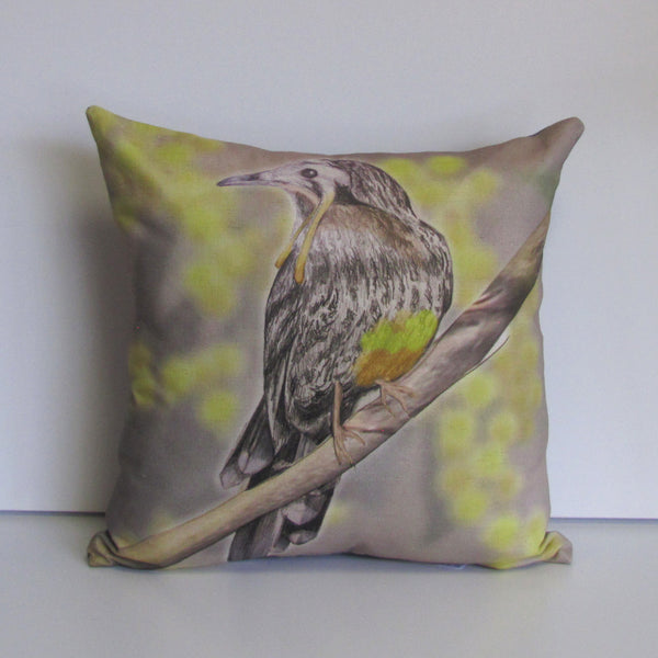 wattlebird cushion cover