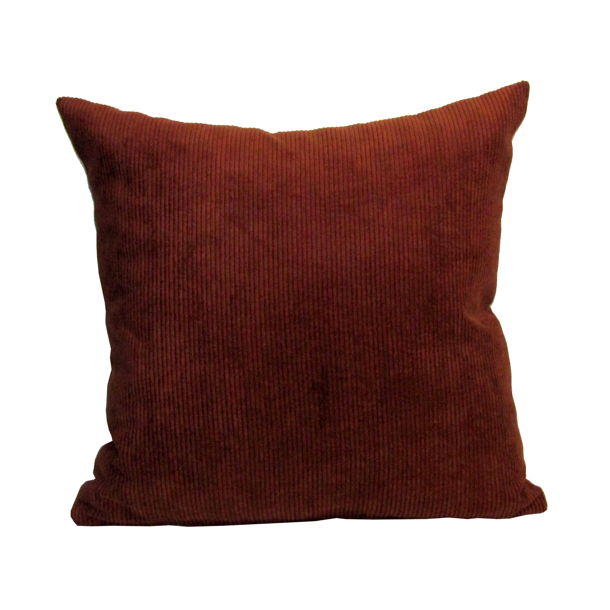 Aspen Terracotta corduroy cushion cover